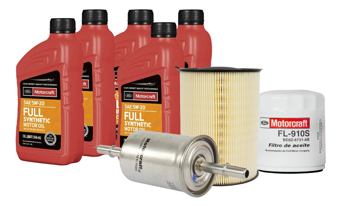 Motorcraft - Kit Mantencion Orig. Ford Focus 2.0 Aceites + Filtros