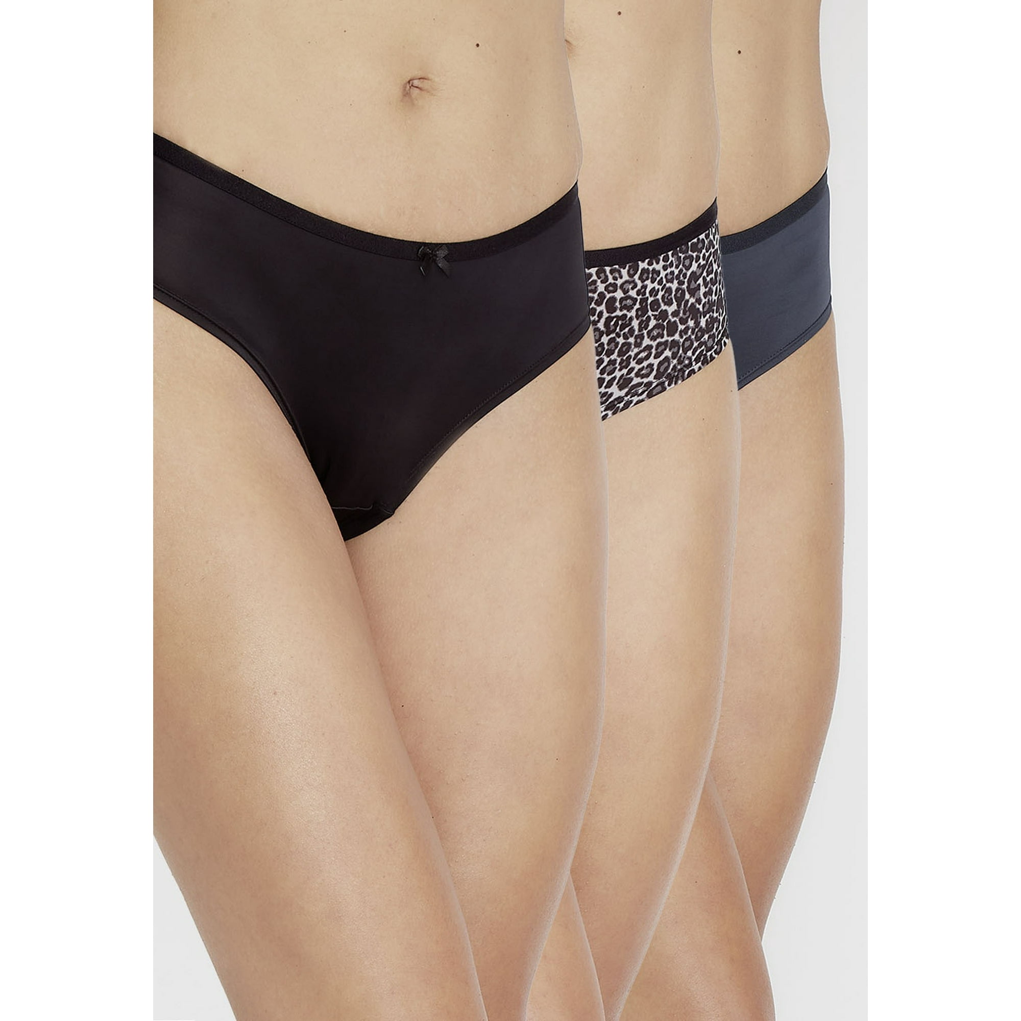 Pack 3x Pantaleta Microfibra P314.15 Neg Talla M Kayser