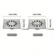 thumbnail image 4 of 1pc Stainless Steel Floor Drain, Deodorant Bathroom Shower Hair Catcher, Practical Shower Drain Hair Catcher For Kitchen Bathroom, 4 of 4
