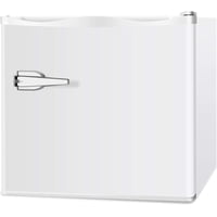 Congelador Lhriver Mini De 35 L/1.2 Pies Cúbicos En Posición Vertical Con Asa, Color Blanco