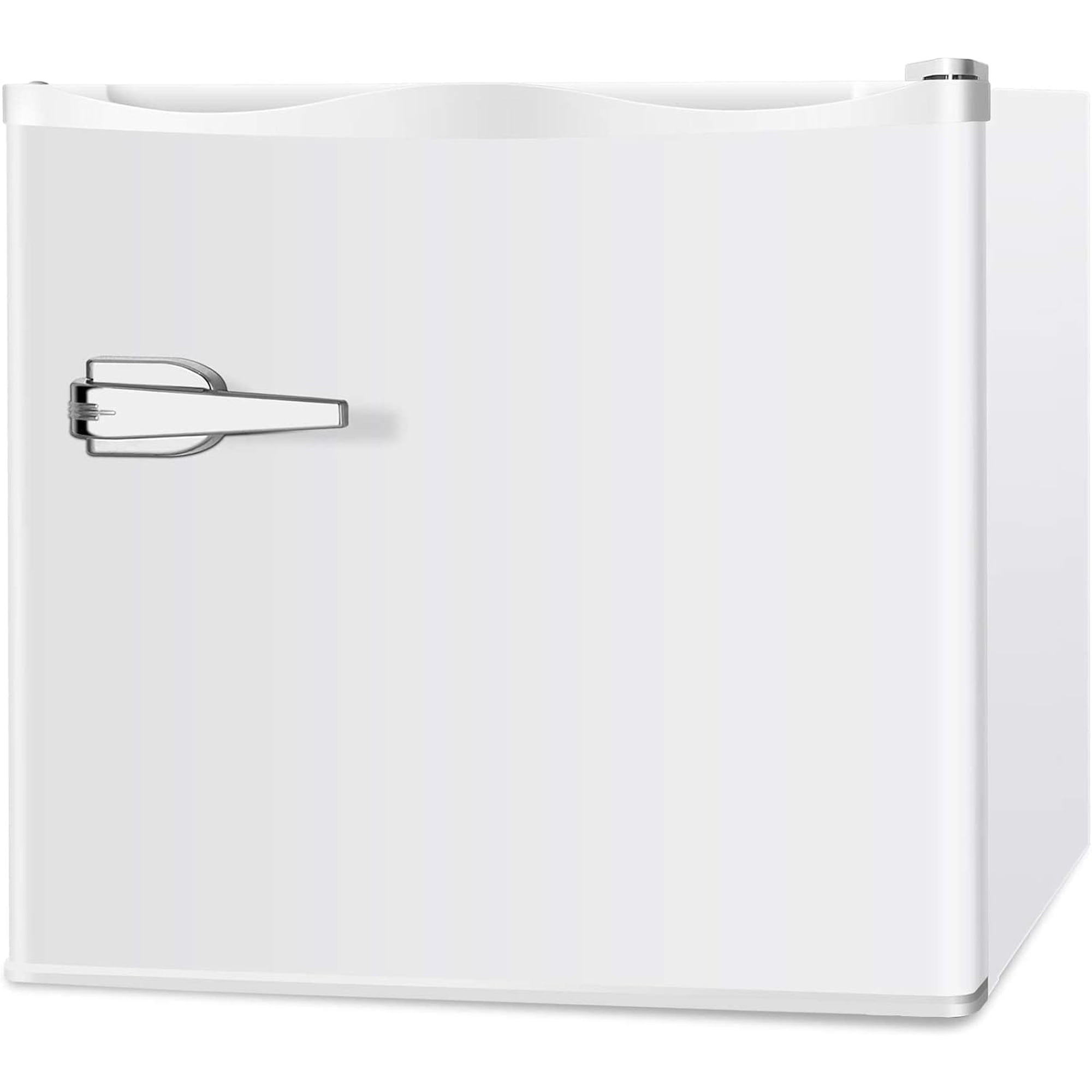 Congelador Lhriver Mini De 35 L/1.2 Pies Cúbicos En Posición Vertical Con Asa, Color Blanco