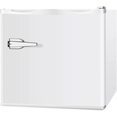 Congelador Lhriver Mini De 35 L/1.2 Pies Cúbicos En Posición Vertical Con Asa, Color Blanco