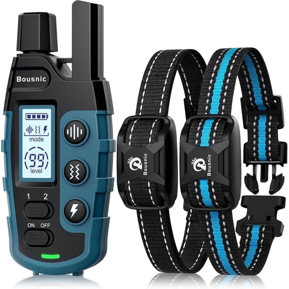 Collar Eléctrico Bousnic para 2 Perros 3300 ft Impermeable