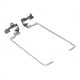 thumbnail image 2 of Kit De Bisagras LCD Para Computadora Portátil Para HP 250 G6 TPN-C129 / C130 Juego De Reparación De Bisagra Plateada, 2 of 3