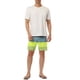 thumbnail image 2 of INSPIRE CHIC Pantalones Cortos de Hombre Verano Estampados con Cordón Bloque de Color Traje de Baño Playa 34 Amarillo Azul, 2 of 7