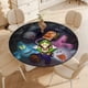 thumbnail image 4 of Luigis Mansion theme Fitted Round Tablecloths Elastic Edged Table Covers Waterproof Table Cloth For Kitchen Holiday Party Tables Decor 120cm, 4 of 6