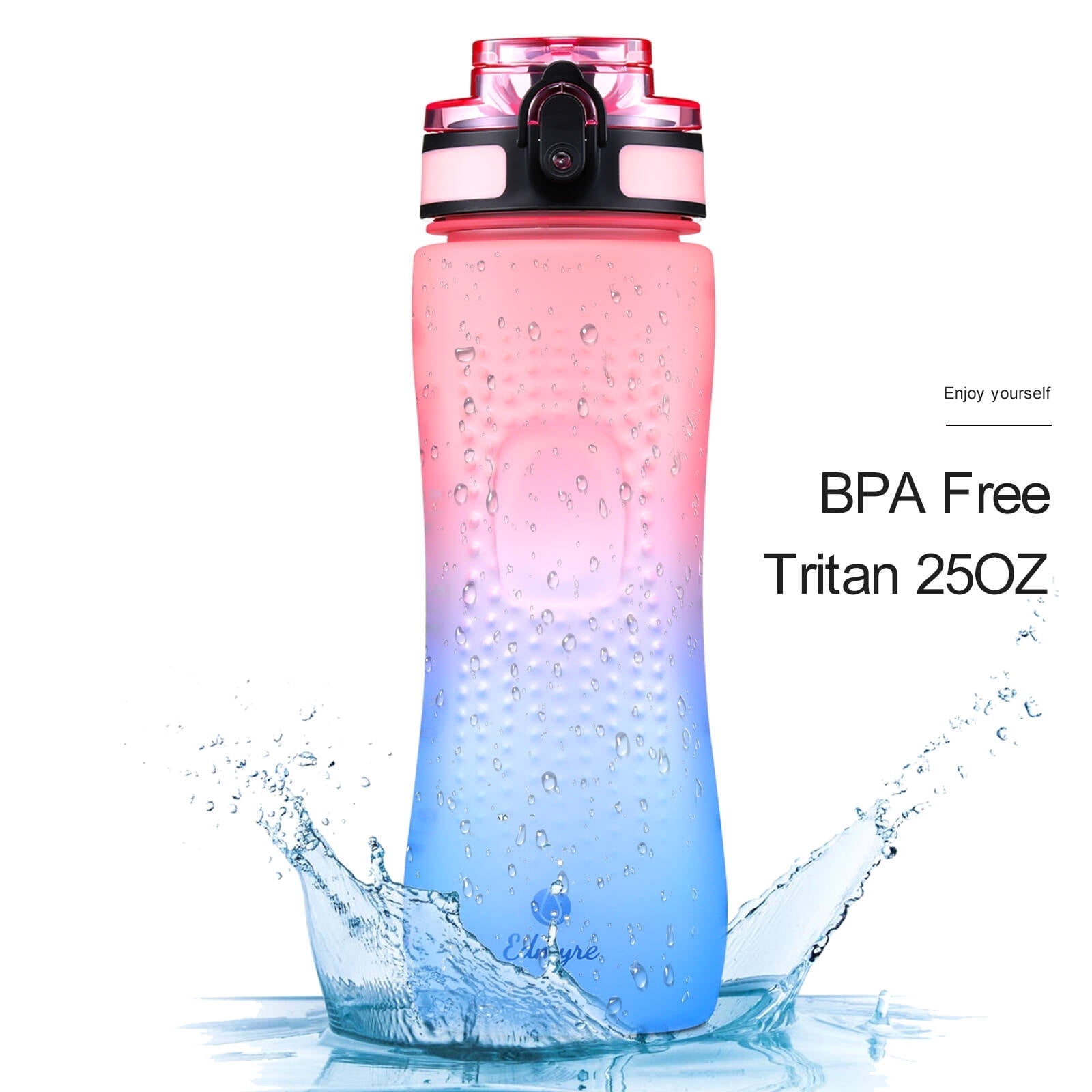 Botella Deportiva Edmyre 25 Fl Oz Rosa/azul