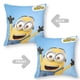 thumbnail image 2 of Minions Fundas de almohada de terciopelo con tema, regalos de funda de almohada, decoración para el hogar, cojín de lanzar, regalo de cumpleaños para fans y parejas. 45cm x 45cm., 2 of 6