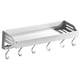 thumbnail image 1 of Estantes Flotantes De Baño Estante De Pared De Cocina Moderno Que Ahorra Espacio Con Gancho En S Blanco 30 Cm, 1 of 5