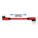 thumbnail image 3 of Cable corto USB a tipo-c 90º l 25cm carga rápida y datos qc, 3 of 3