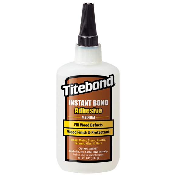 Adhesivo Titebond Instant Bond Medium, 118 ml, adhesivo en 5 segundos