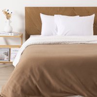 Mashini - Frazada Polar-Sherpa Lisa 2 P Café