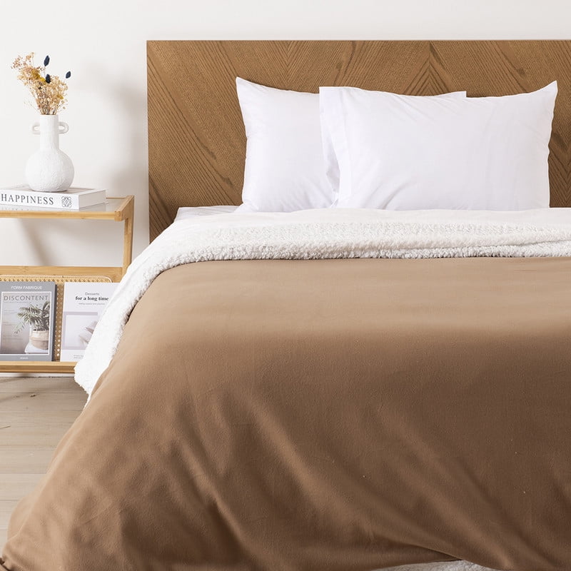 Mashini - Frazada Polar-sherpa Lisa 2 P Café