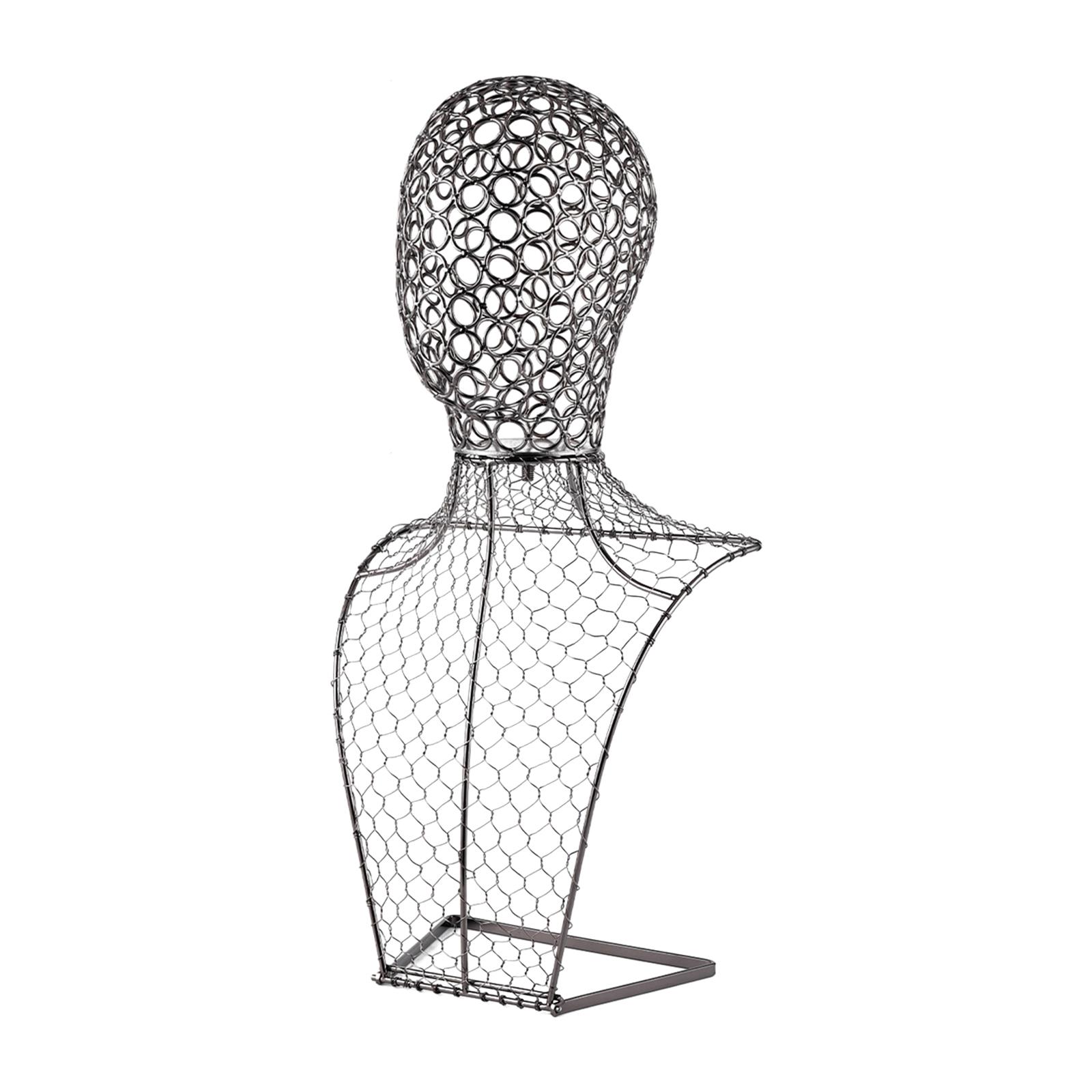 Ioensy - Soporte De Exhibición De Collar Duradero Para Ferias Comerciales, Hogar, Dormitorio, Uso Doméstico, Modelo De Cabeza Redonda De 30Cm X 14Cm X 57Cm