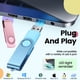 thumbnail image 2 of Unidad flash Kepmem 64 GB USB 2.0 de alta capacidad x10 con cordón, 2 of 8