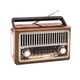 thumbnail image 3 of Radio Parlante Vintage Recargable Fm Bluetooh Linterna Usb Aux Micro Sd, 3 of 6