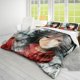 thumbnail image 3 of Att-ack on Gi-ant Eren L-evi Ani-me Soft 3D Pri-nted Du-vet Cover -Bedd-ing Set with Co-mforte-r Cover-, 3 of 5