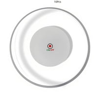 Xusx111 - Coasters Set De 10, Coaster Para Bebidas, Luces De Botella Para Botellas De Licor, Iluminar Coasters, Flash Cup Coaster Disparos Intermitentes Luz Perfecta Para Fiesta Boda Cocina Comedor Di