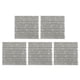 thumbnail image 5 of 5x Pegatinas De Pared 3D Autoadhesivas Papel De Pared De Ladrillo Panel De Espuma PE Plata, 5 of 5