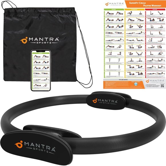 Aro Pilates Mantra Sports Fibra de Vidrio Doble Agarre