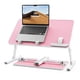 thumbnail image 1 of Soporte para laptop SAIJI ajustable en altura y ángulo, para cama, color rosa, 1 of 9