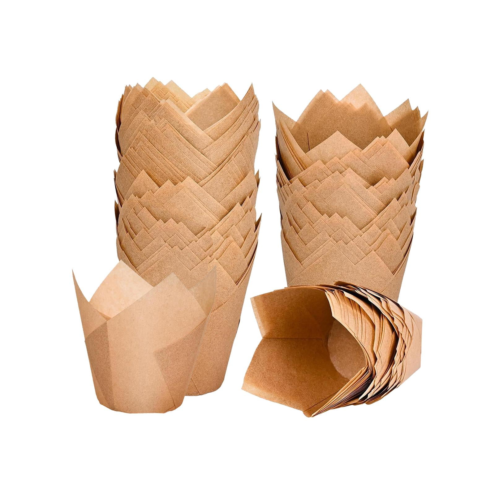 Magideal - 120 Piezas De Moldes Para Magdalenas, Moldes Para Muffins, Herramientas De Decoración De Pasteles A Prueba De Aceite, Moldes Para Magdalenas Para Horn