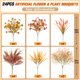 thumbnail image 2 of Flores artificiales Alupssuc 24 piezas para decoración exterior, 2 of 9