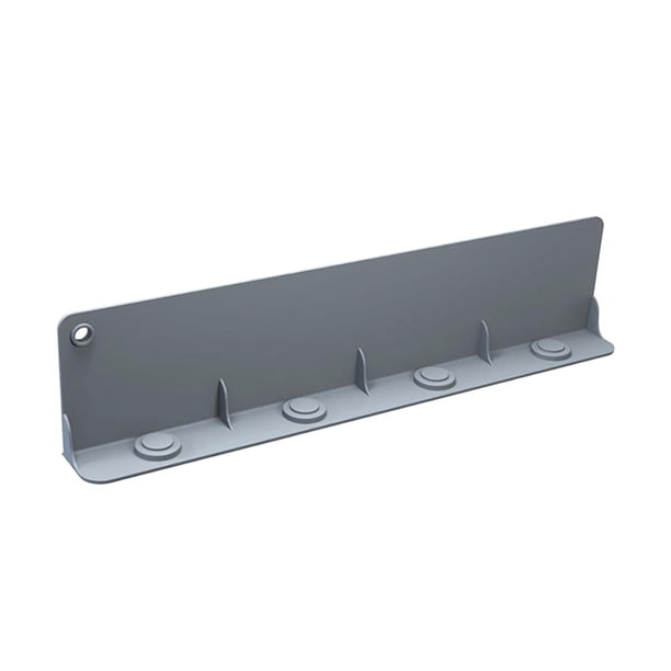 Protector contra salpicaduras para fregadero de cocina, protector contra salpicaduras para fregadero, resistente al agua, gris, protector contra salpi
