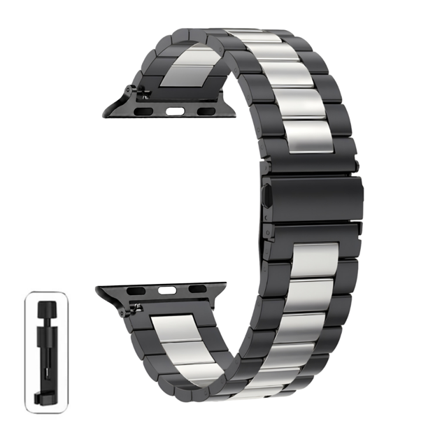 Correas Para Apple Watch Serie 9 - 45MM - Metálicas Eslabón