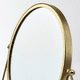 thumbnail image 4 of Espejo Escritorio De Mesa Decorativo Marco Metal Dorado, 4 of 7