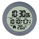 thumbnail image 2 of Reloj de pared Digital para baño de 14,6 cm con ventosa, pantalla LCD, calendario versátil y resistente, mes, fecha, día para zona de SPA, lavandería Marco de PP gris, 2 of 5