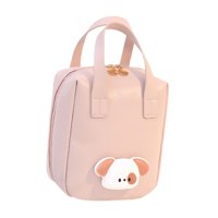 Ioensy - Bolsa De Maquillaje Para Mujer, Bonita Bolsa De Aseo De Viaje Para Artículos De Tocador, Cosméticos Nupciales, Color Rosa
