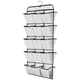 thumbnail image 5 of 30 Bolsillos Grandes De Doble Cara Colgando Zapatillas Estantes Organizador Blanco, 5 of 5