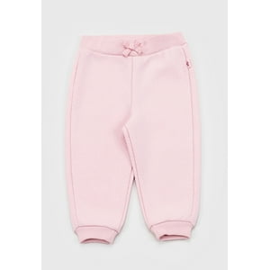 Pantalón De Buzo Bebé Niña Textura Rosado Corona