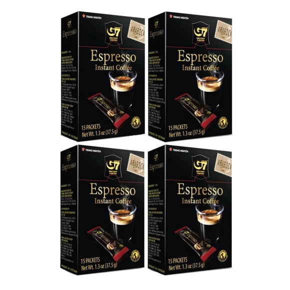 Café instantáneo Trung Nguyen G7 Espresso, 60 sobres