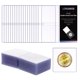 thumbnail image 1 of Fundas tipo flip de vinilo 2×2 pulgadas Lonamos – Pack de 200 unidades, 1 of 7