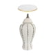 thumbnail image 5 of Florero De Cerámica Arreglo Floral Coleccionable Escritorio Porcelana Ginger Jar M Plata, 5 of 5