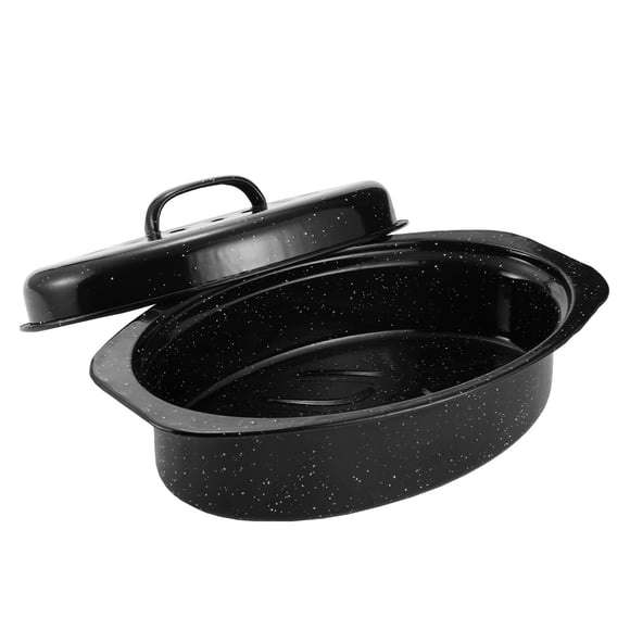 Asadera Kendane de 33 cm esmaltada con tapa