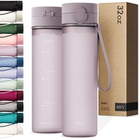 Botella De Agua Kivy Slim De 946 Ml Con Tapa Abatible A Prueba De Fugas, Sin Bpa
