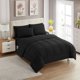 thumbnail image 1 of Set de edredón Sweet Home Collection Black Twin XL, 5 piezas, 1 of 6