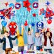 thumbnail image 5 of Globos TypicalEve 63 piezas Fiesta de Cumpleaños de Superhéroes, 5 of 6