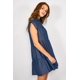 thumbnail image 3 of Vestido Corto Denim Eloísa Azul azul XL, 3 of 5