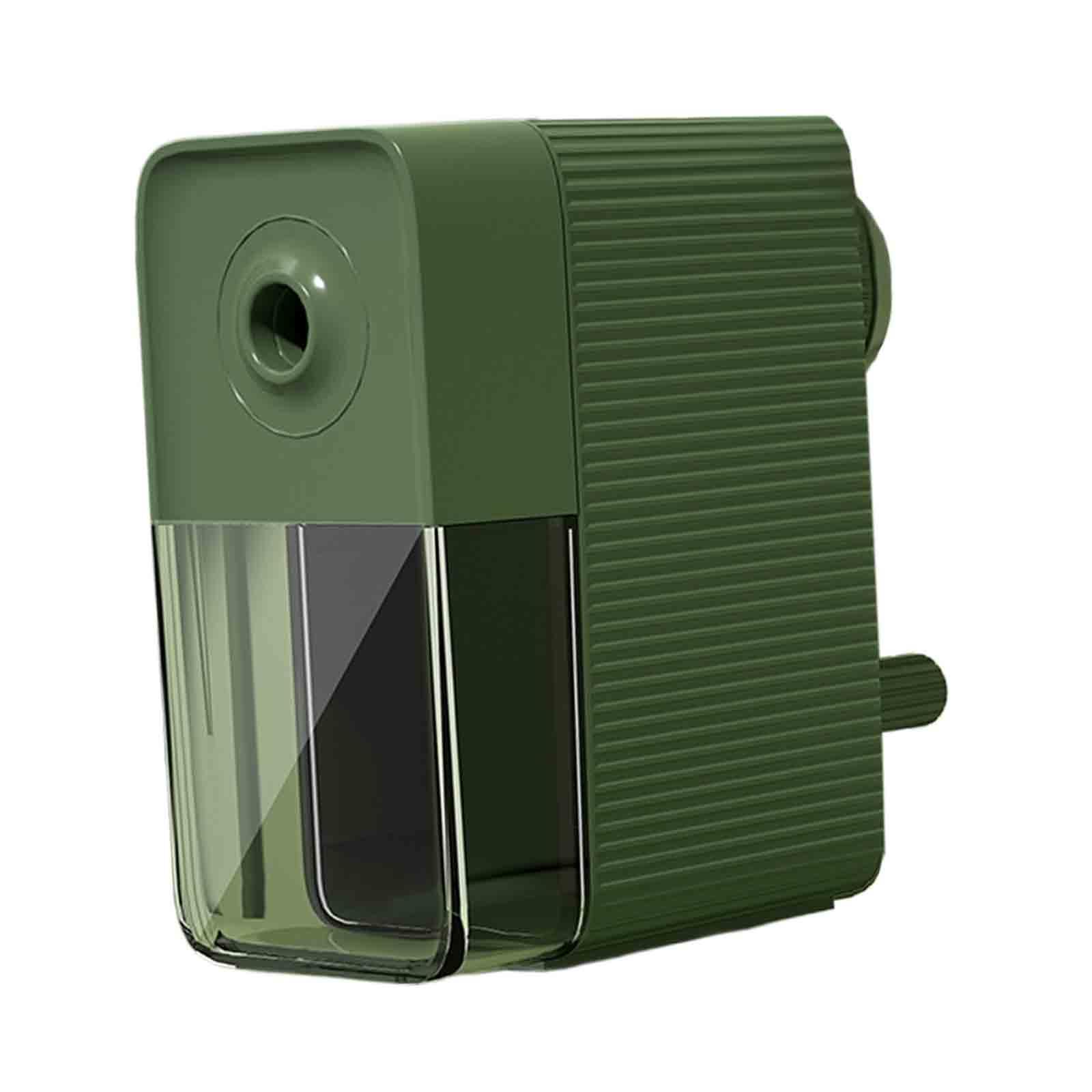 Bothyi - Sacapuntas De Lápiz Profesional De Mano Para Clase Oficina Niños Niñas Verde