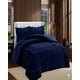 thumbnail image 4 of Cobertor De Invierno Con Textura 2 Plazas 230x250cm Azul, 4 of 4