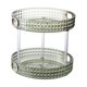 thumbnail image 2 of Estante De Bandeja De Perfume De Escritorio Bandeja De Servicio Decorativa Estante De Especias Para Decoración 2 Niveles Verde, 2 of 3
