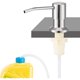 thumbnail image 1 of Dispensador de jabón para fregadero de cocina Husfunov, empotrable, acabado níquel cepillado, 1 of 3
