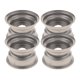 thumbnail image 3 of Llantas De Acero De 4 Ruedas Traseras / Delanteras De 3 Orificios Para 50 70 90 110cc Quad Dirt Bike ATV, 3 of 5
