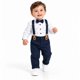 thumbnail image 2 of Conjunto Para Niño Polera De Botones Y Pantalon Con Suspensor + Humita, 2 of 3