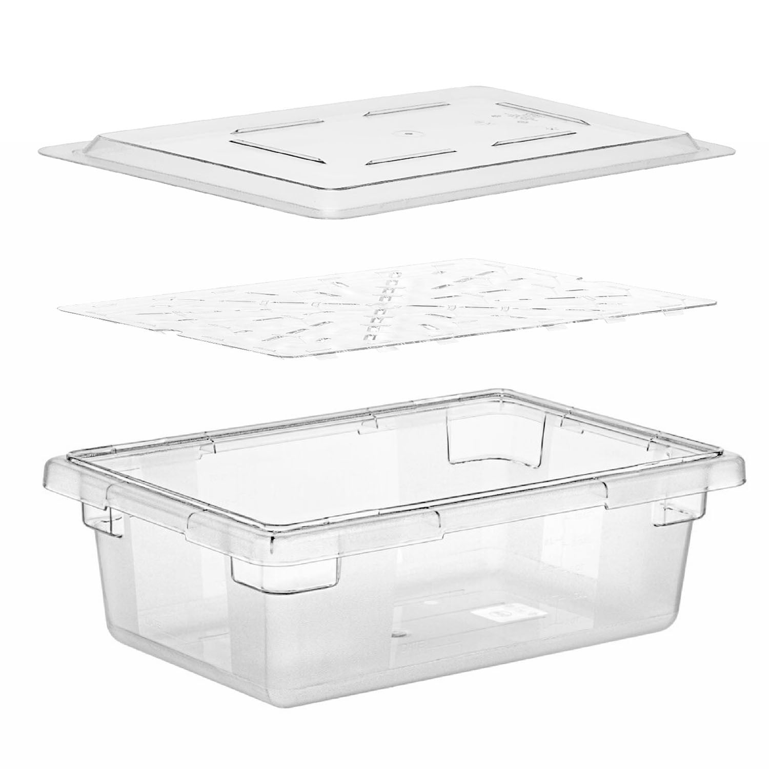 Cook-in - Pack Caja De Almacenamiento Mas Tapa Y Drenaje 46x30x15 Cm