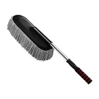 Ioensy - Cepillo Para Limpiar El Polvo Y La Suciedad Del Coche, Ideal Para Dormitorios, Barcos Y Motocicletas, De Nanofibra Gris.